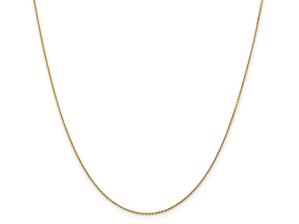 FJC Finejewelers 14 kt Yellow Gold .90mm Bright Cut Cable Chain