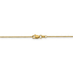 FJC Finejewelers 14 kt Yellow Gold .90mm Bright Cut Cable Chain