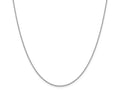 FJC Finejewelers 14k White Gold 1.40mm Solid Polished Cable Chain