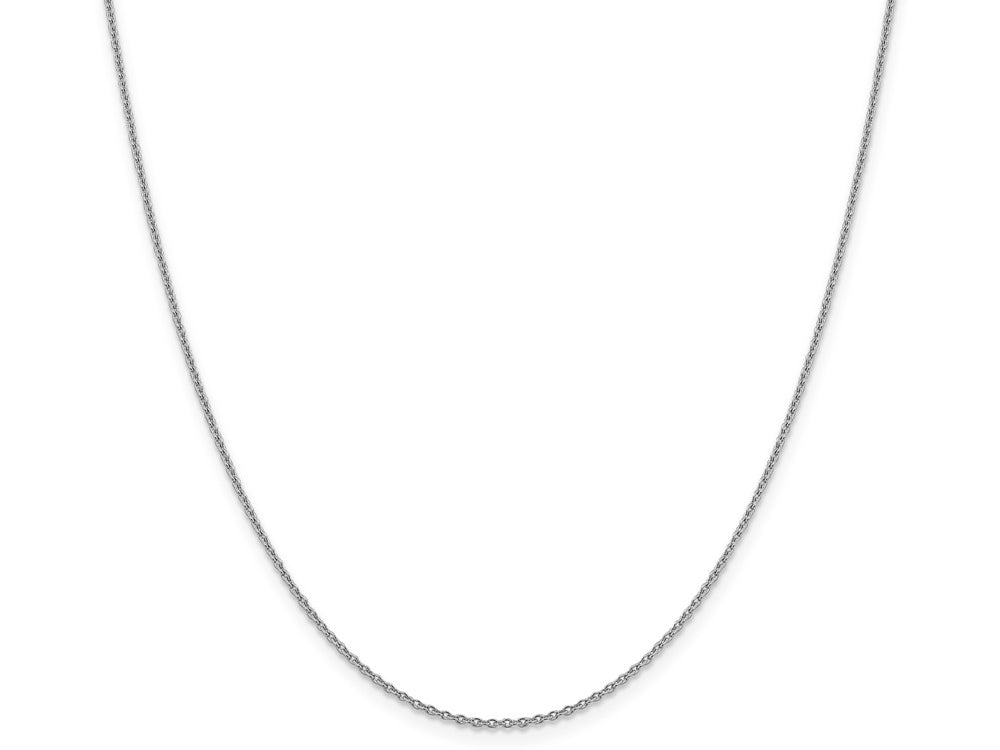 FJC Finejewelers 14k White Gold 1.40mm Solid Polished Cable Chain