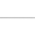 FJC Finejewelers 14k White Gold 1.40mm Solid Polished Cable Chain