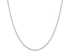 FJC Finejewelers 14k White Gold 1.40mm Solid Polished Cable Chain