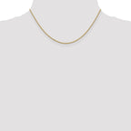 FJC Finejewelers 14 kt Yellow Gold 1.4mm Solid Polished Cable Chain