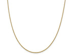 FJC Finejewelers 14 kt Yellow Gold 1.4mm Solid Polished Cable Chain