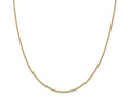 FJC Finejewelers 14 kt Yellow Gold 1.4mm Solid Polished Cable Chain