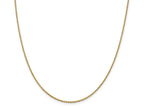 FJC Finejewelers 14 kt Yellow Gold 1.4mm Solid Polished Cable Chain