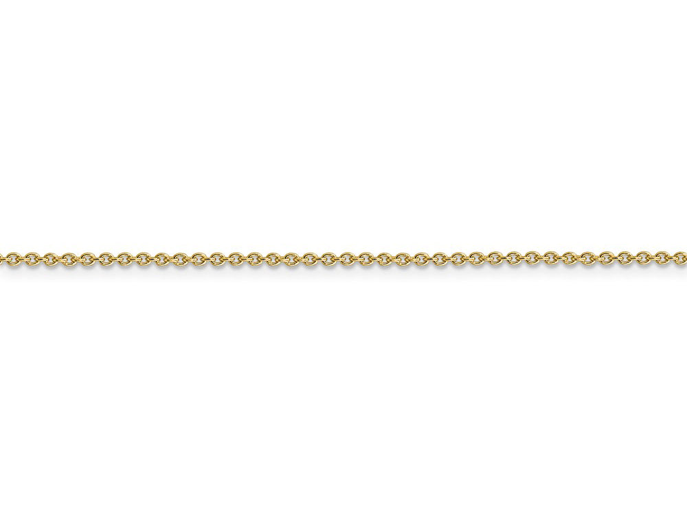 FJC Finejewelers 24 Inch 14k Yellow Gold .75mm Solid Polished Cable Chain Necklace