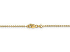 FJC Finejewelers 24 Inch 14k Yellow Gold .75mm Solid Polished Cable Chain Necklace