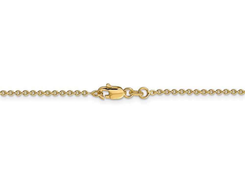 FJC Finejewelers 24 Inch 14k Yellow Gold .75mm Solid Polished Cable Chain Necklace