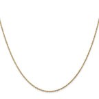 FJC Finejewelers 8 Inch 14k Yellow Gold .8mm Light-baby Rope Chain Bracelet