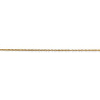 FJC Finejewelers 9 Inch 14k .8mm Light-baby Rope Chain Ankle Bracelet (Smaller Ankles)