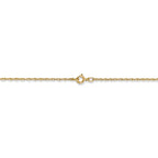 FJC Finejewelers 9 Inch 14k .8mm Light-baby Rope Chain Ankle Bracelet (Smaller Ankles)