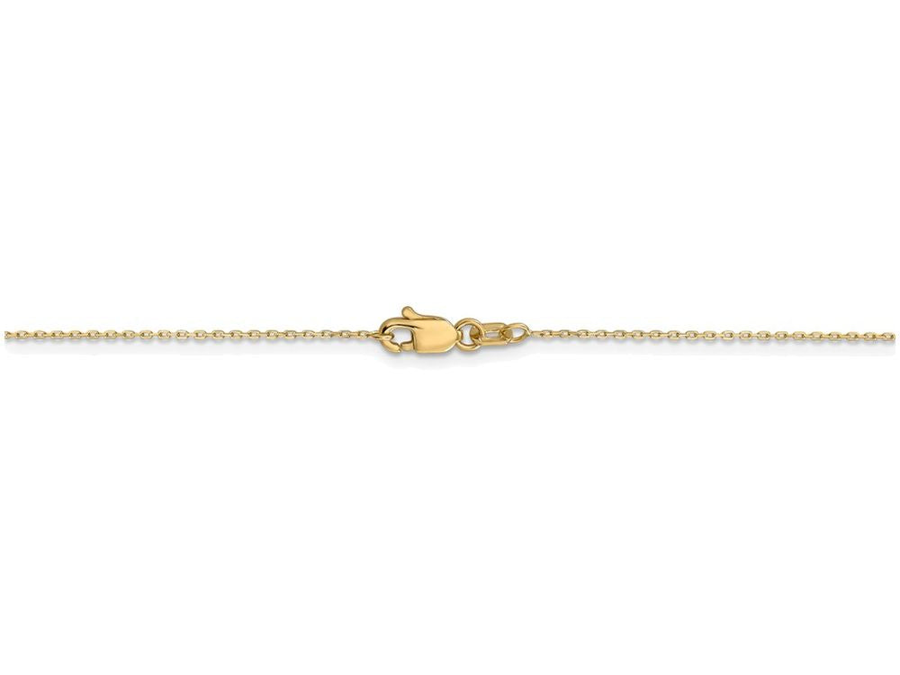 FJC Finejewelers 16 Inch 14k Yellow Gold .6mm bright-cut Cable Chain Necklace