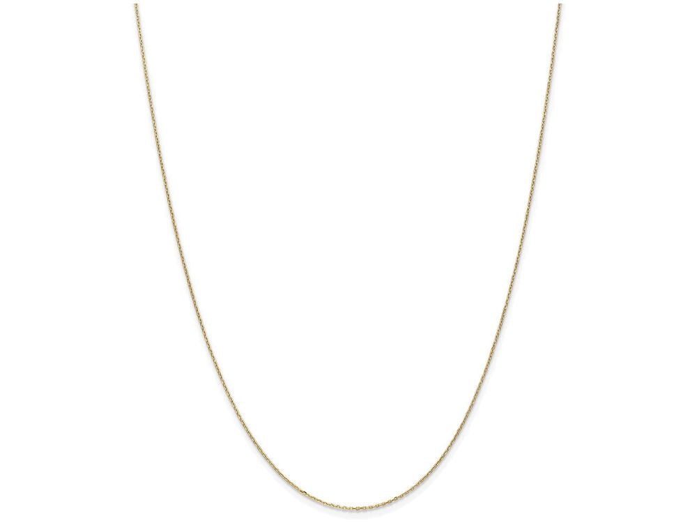 FJC Finejewelers 24 Inch 14k Yellow Gold .6mm bright-cut Cable Chain Necklace