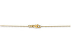 FJC Finejewelers 16 Inch 14k Yellow Gold  0.6mm bright-cut Cable Chain Necklace
