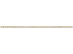 FJC Finejewelers 18 Inch 14k Yellow Gold  0.6mm bright-cut Cable Chain Necklace