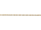 FJC Finejewelers 10 Inch 14k Yellow Gold 1.6mm Singapore Chain Ankle Bracelet