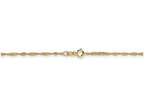FJC Finejewelers 16 Inch 14k Yellow Gold 1.6mm Singapore Chain Necklace