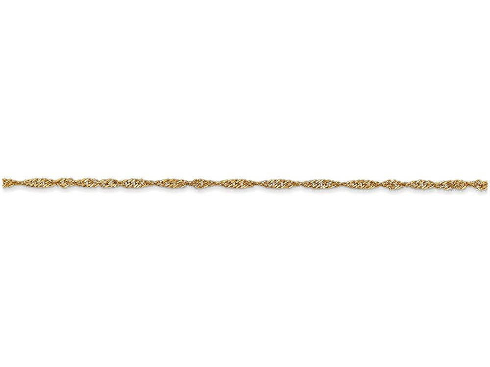 FJC Finejewelers 20 Inch 14k Yellow Gold 1.6mm Singapore Chain Necklace