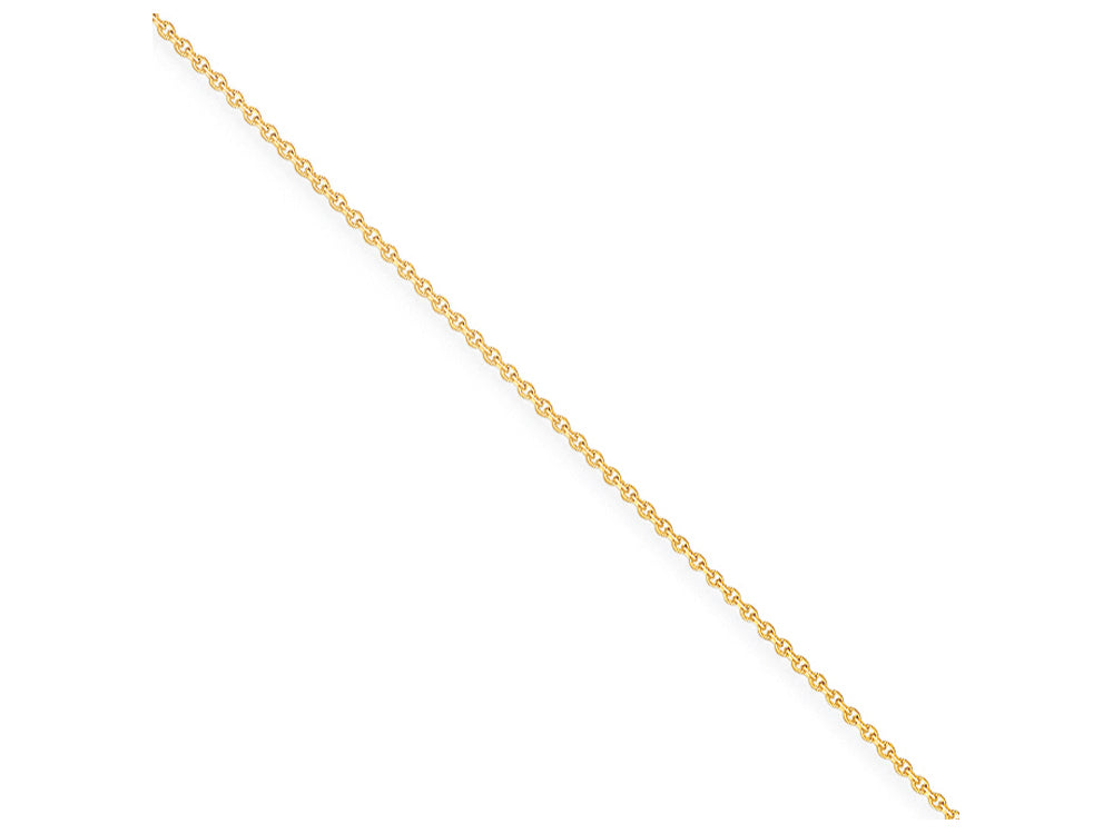 FJC Finejewelers 14 Inch 14k Yellow Gold 1mm Cable Chain Necklace