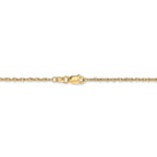 FJC Finejewelers 24 Inch 14k Yellow Gold 1.3mm Heavy-baby Rope Chain Necklace