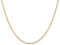FJC Finejewelers 24 Inch 14k Yellow Gold 1.3mm Heavy-baby Rope Chain Necklace