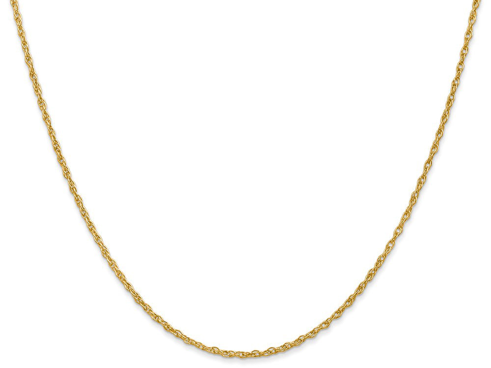 FJC Finejewelers 24 Inch 14k Yellow Gold 1.3mm Heavy-baby Rope Chain Necklace