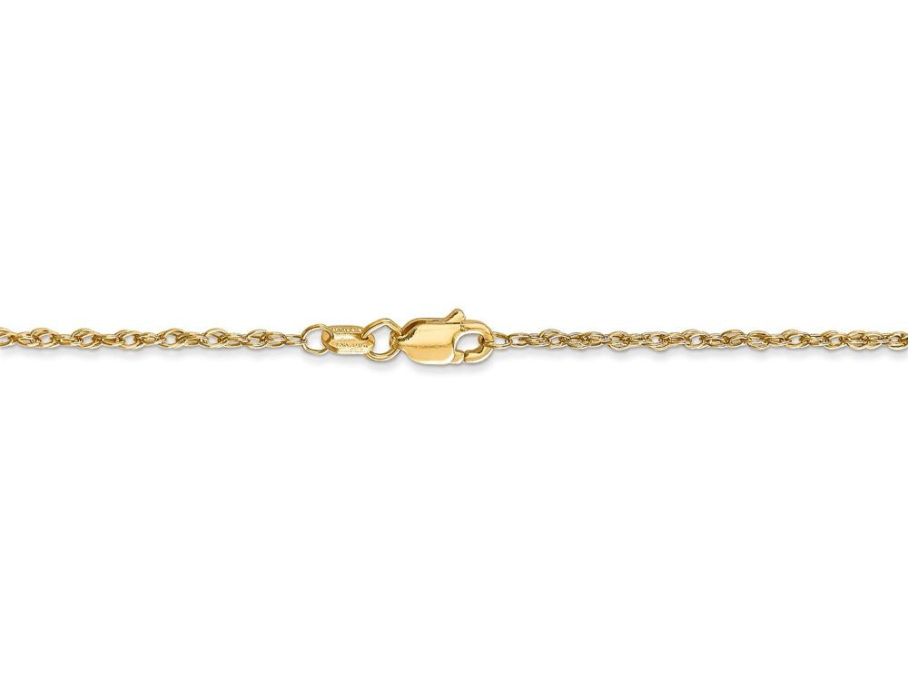 FJC Finejewelers 6 Inch 14k Yellow Gold 1.2mm bright-cut Spiga Chain Bracelet