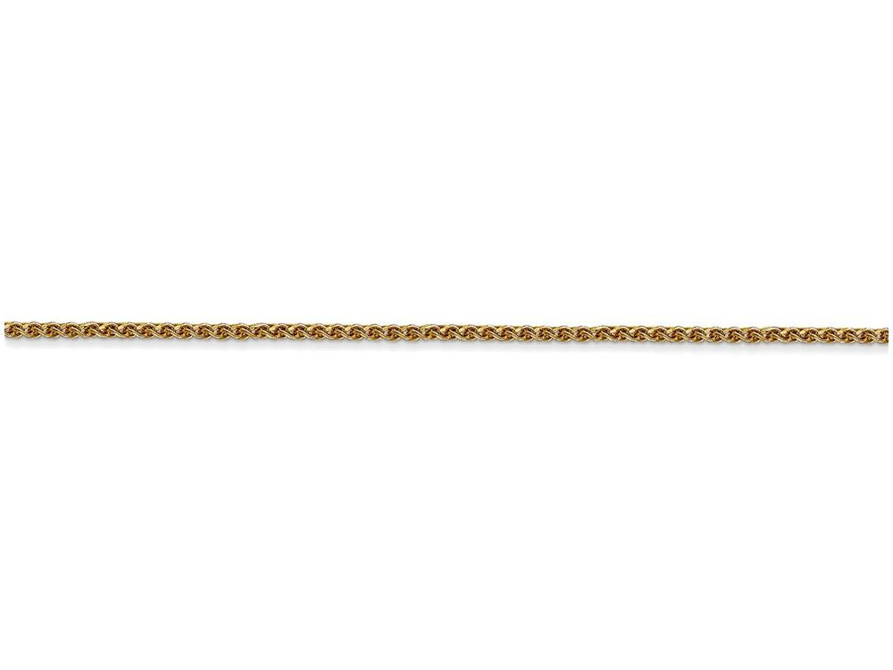 FJC Finejewelers 7 Inch 14k Yellow Gold 1.2mm bright-cut Spiga Chain Bracelet