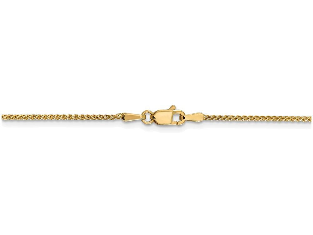 FJC Finejewelers 7 Inch 14k Yellow Gold 1.2mm bright-cut Spiga Chain Bracelet