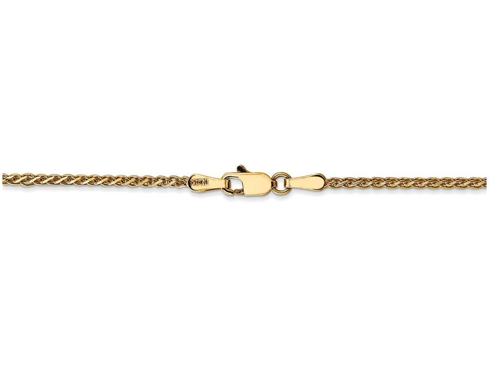 FJC Finejewelers 8 Inch 14k Yellow Gold 1.4mm bright-cut Spiga Chain Bracelet