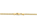 FJC Finejewelers 16 Inch 14k Yellow Gold 2.5mm Parisian Wheat Chain Necklace