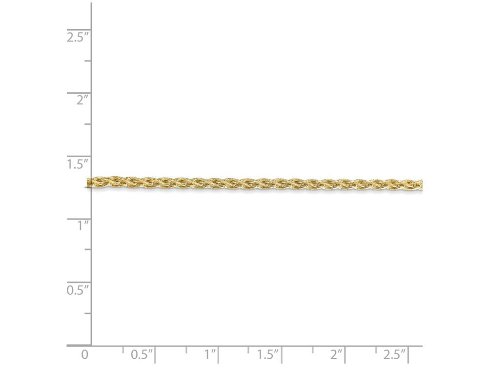 FJC Finejewelers 18 Inch 14k Yellow Gold 2.5mm Parisian Wheat Chain Necklace