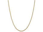 FJC Finejewelers 24 Inch 14k Yellow Gold 2.5mm Parisian Wheat Chain Necklace