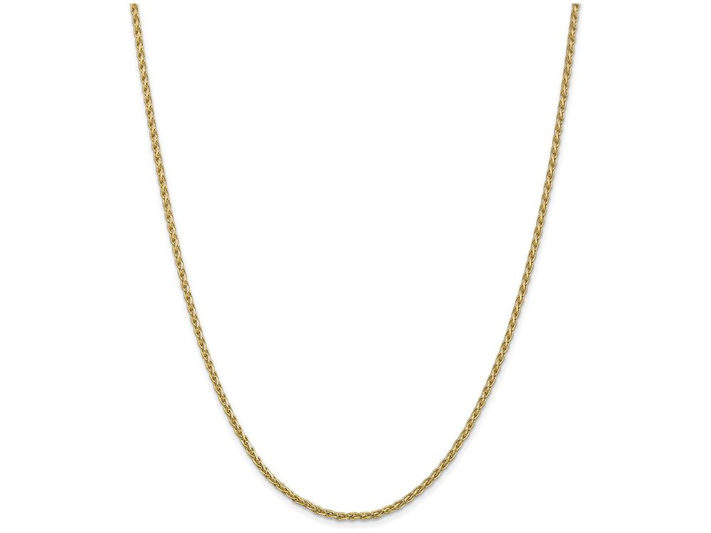 FJC Finejewelers 7 Inch 14k Yellow Gold 2.5mm Parisian Wheat Chain Bracelet