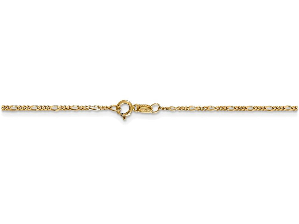 FJC Finejewelers 16 Inch 14k Yellow Gold 1.25mm Flat Figaro Chain Necklace