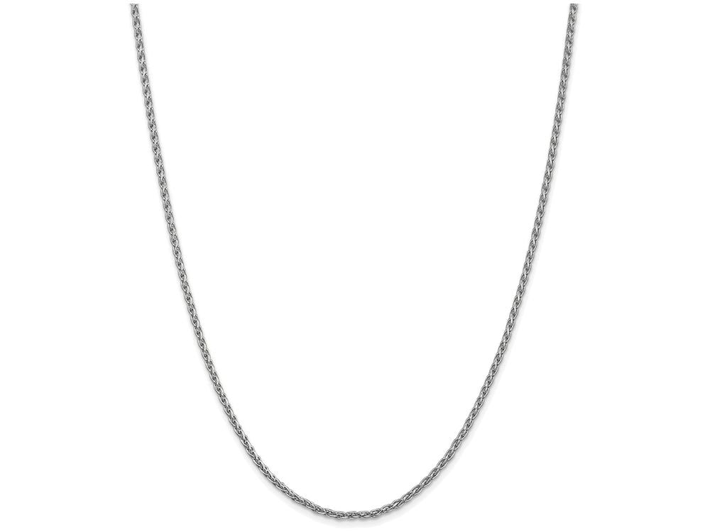 FJC Finejewelers 20 Inch 14k White Gold 2.25mm Parisianwheat Chain Necklace