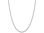 FJC Finejewelers 20 Inch 14k White Gold 2.25mm Parisianwheat Chain Necklace