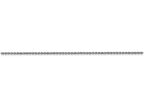 FJC Finejewelers 14 Inch 14k White Gold 1mm Cable Chain Necklace