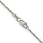 FJC Finejewelers 18 Inch 14k White Gold 1mm Cable Chain Necklace