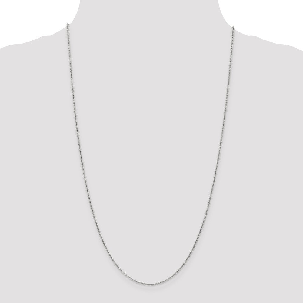 FJC Finejewelers 14k White Gold 1mm Cable Chain