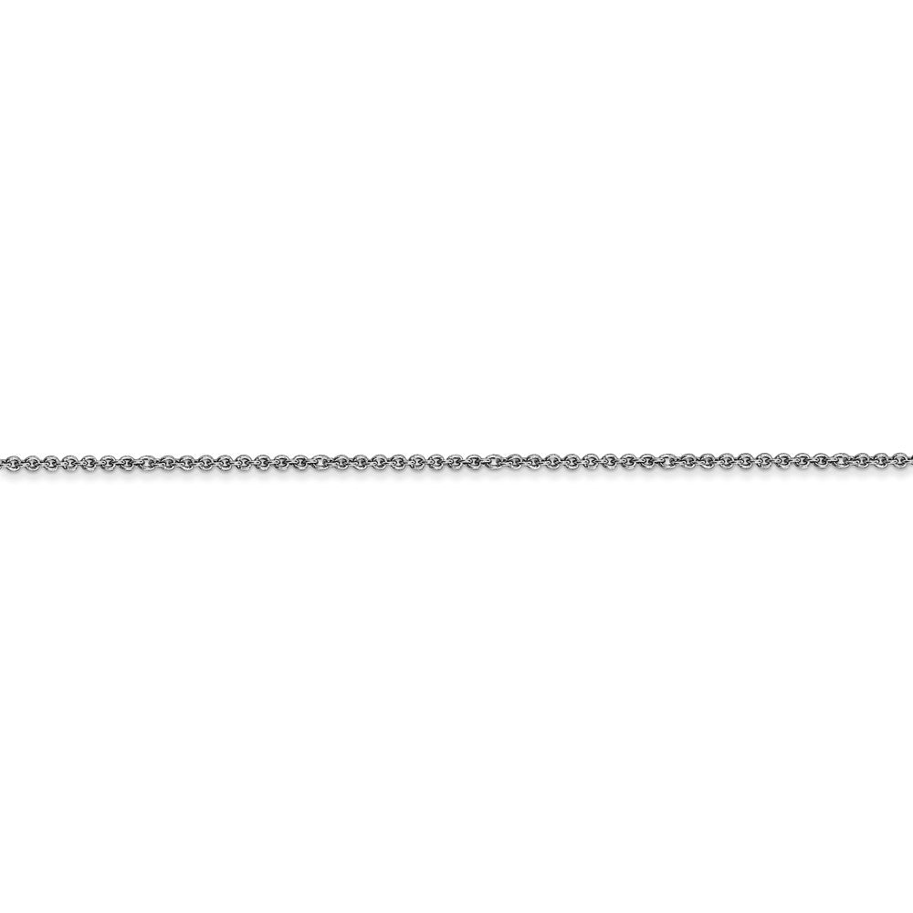 FJC Finejewelers 14k White Gold 1mm Cable Chain
