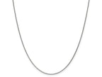 FJC Finejewelers 14k White Gold 1mm Cable Chain