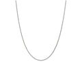 FJC Finejewelers 9 Inch 14k White Gold 1mm Cable Chain Ankle Bracelet (Smaller Ankles)