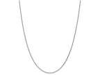 FJC Finejewelers 9 Inch 14k White Gold 1mm Cable Chain Ankle Bracelet (Smaller Ankles)