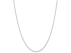 FJC Finejewelers 24 Inch 14k White Gold .9mm Cable Chain Necklace