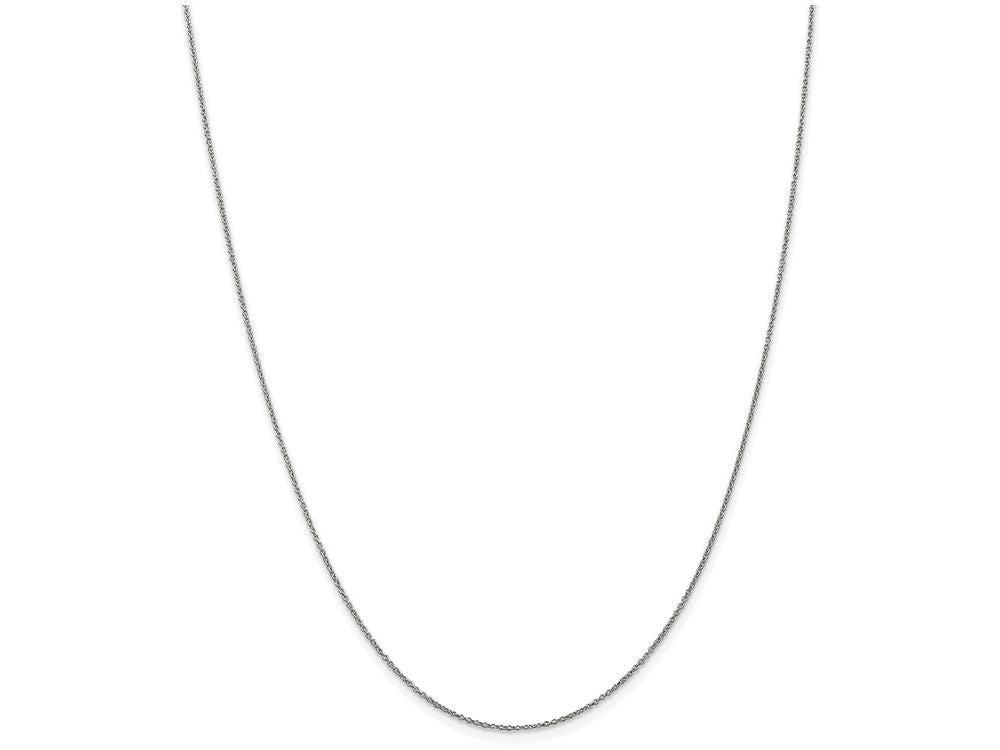 FJC Finejewelers 20 Inch 14k White Gold .9mm Cable Chain Necklace