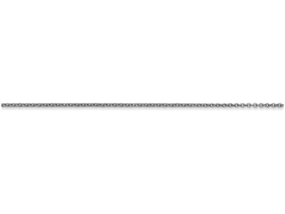 FJC Finejewelers 24 Inch 14k White Gold .9mm Cable Chain Necklace