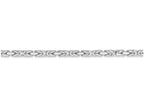 FJC Finejewelers 20 Inch 14 kt White Gold 2mm Byzantine Chain Necklace
