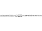 FJC Finejewelers 20 Inch 14 kt White Gold 2mm Byzantine Chain Necklace